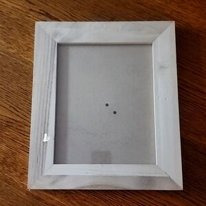 Unfinished wood picture frame. Size: 8x10